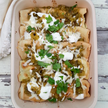 Grainfree Enchiladas Verdes