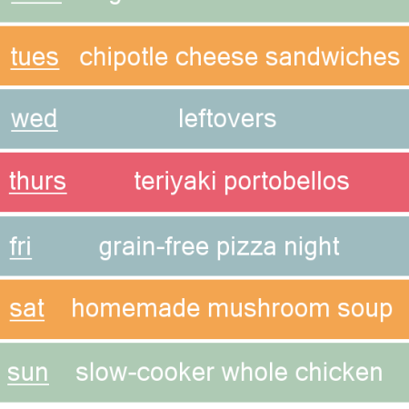 #grainfree meal plan 3-31-14
