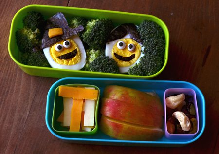 Bento Lunch Ideas - Hardboiled Egg Chicks - Grace and Good Eats