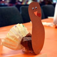 Thanksgiving Kid Craft – Turkey Placecards