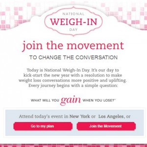 It Is National Weigh In Day and I’m Weighing In