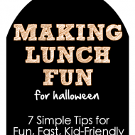 Halloween Bento and School Lunch Ideas
