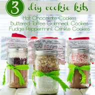 For My Fellow Procrastinators: 3 DIY Cookie Mix Kits {and printables}