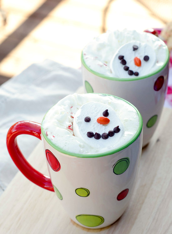 Snowman Hot White Chocolate | 17 Christmas Crock Pot Recipes For A Memorable Time With Your Family