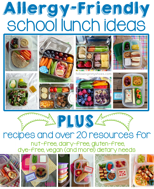 Allergy Friendly Bentos and School Lunches