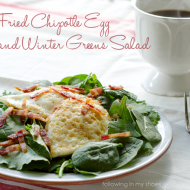 Breakfast, Lunch, or Dinner: Fried Chipotle Egg and Winter Greens Salad