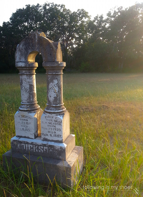 100 Year Old Texas Gravestone