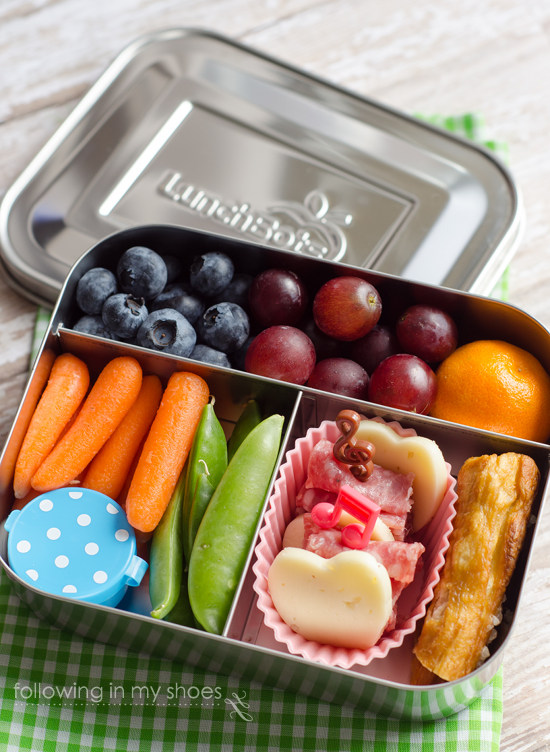 LunchBots Snack Packer Stainless Steel Bento Box