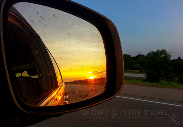 Texas Highway Sunset
