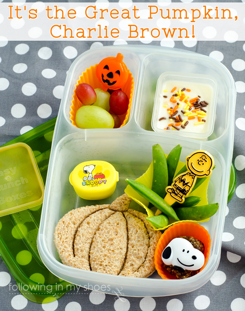 Charlie Brown and the Great Pumpkin Halloween Lunch Bento