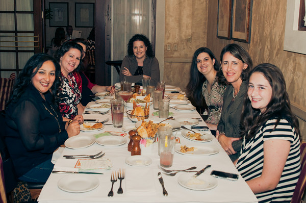 Houston Bloggers at the #TinyPrintsCheer Dinner