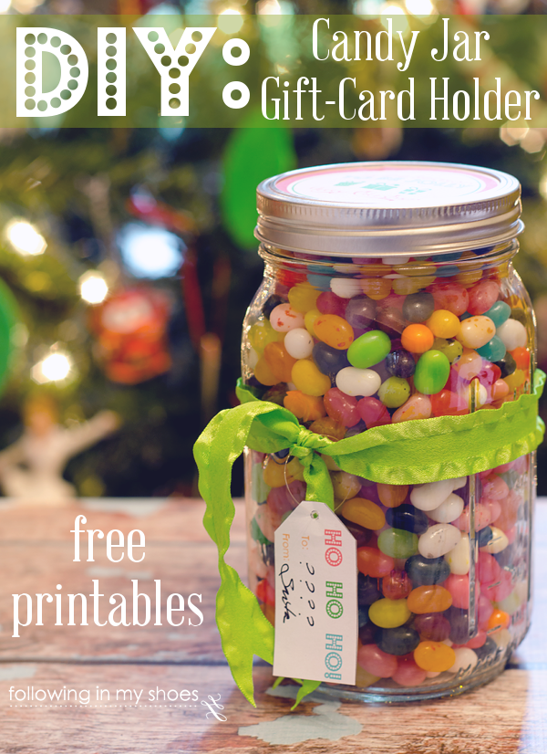 DIY Mason Jar Gift Card Holder