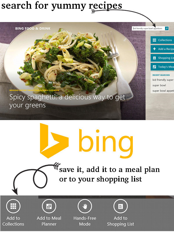Bing Food & Drink App