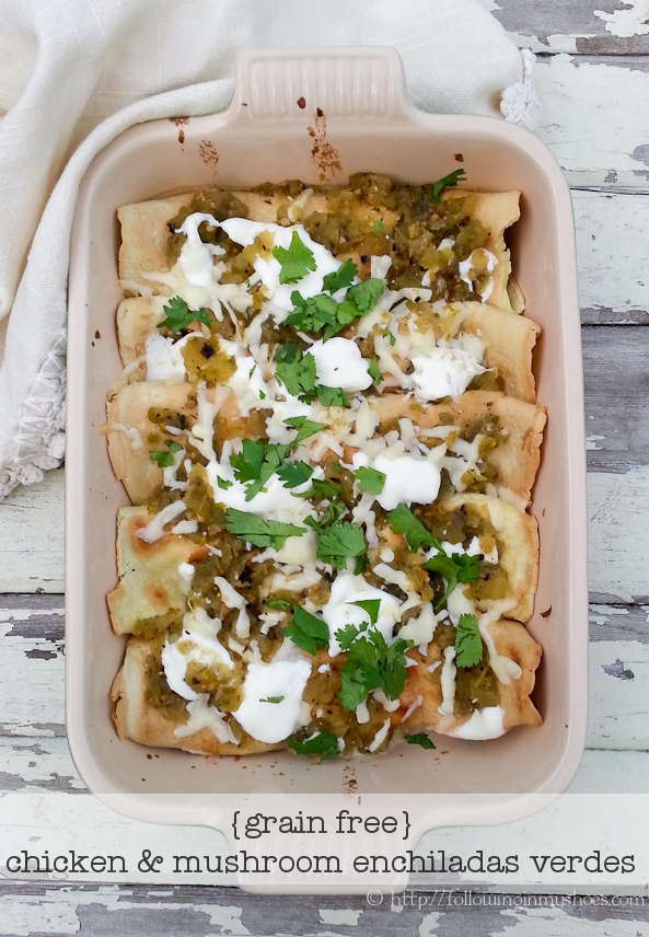 Grainfree Enchiladas Verdes