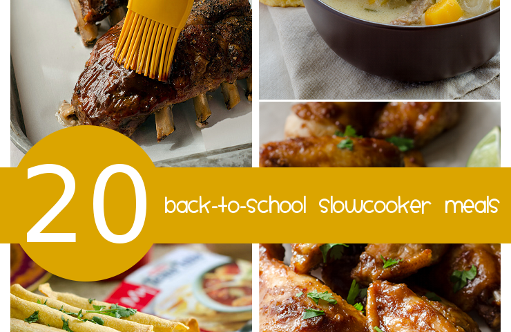 20 Back-to-School Slow Cooker Recipes