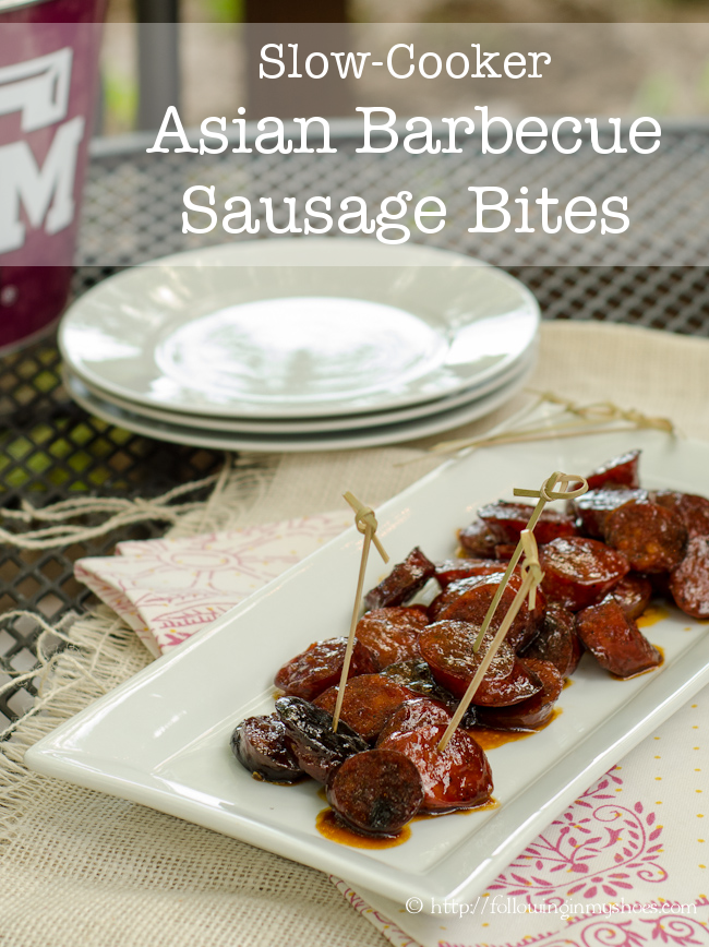 Slow Cooker Asian Barbecue Sausage Bites