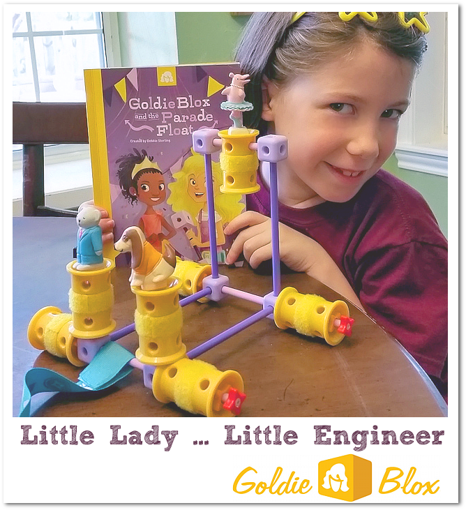 Goldie Blox so much fun - creative and educational!