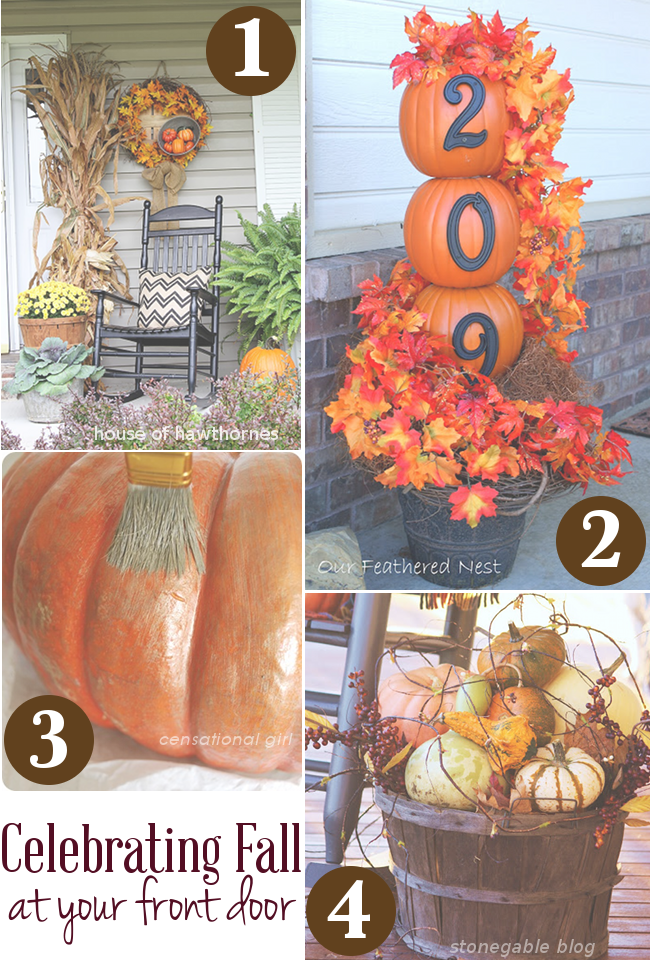 ways to celebrate fall at your front door