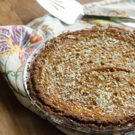 {Gluten-Free} White Chocolate Pumpkin Pie from David Venable’s Back Around the Table