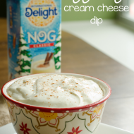 Egg-Nog Cream Cheese Dip