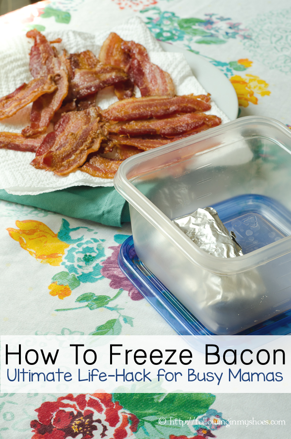 can you freeze bacon