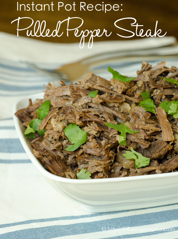 Beef pepper 2024 steak instant pot